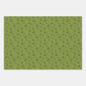 バックパックテントブッシュクラフトキャンピングパターン ラッピングペーパーシート (正面2)