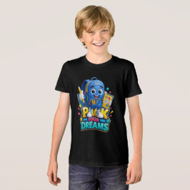 バックパックバディ | かわいい新学期マスコットデザイン トライブレンドTシャツ