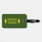 バックパックバーモント ラゲッジタグ (裏面横)