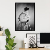 バックパックロシアのを着た髭のある男1880 ポスター (ホームオフィス)