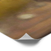 バックパック付きの猫。 ポスター (角)