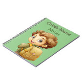 バックパック付き小学生ノートノートブック ノートブック (左側)