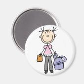 バックパック磁石付き女の子 マグネット (正面/裏面)