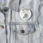 バックパック賛美のギフトラベルキーリング 缶バッジ (インサイチュ)