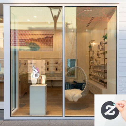 バックパック雪だるまの自動不透明ウィンドウの固定 ウィンドウサイン (店舗窓)