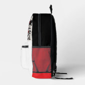 バックパック「春/夏2024」 by HATARI SANA プリントバックパック (右)