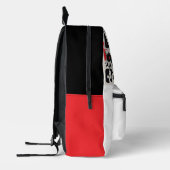 バックパック「春/夏2024」 by HATARI SANA プリントバックパック (左)