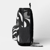 バックパック – 白黒 (右)