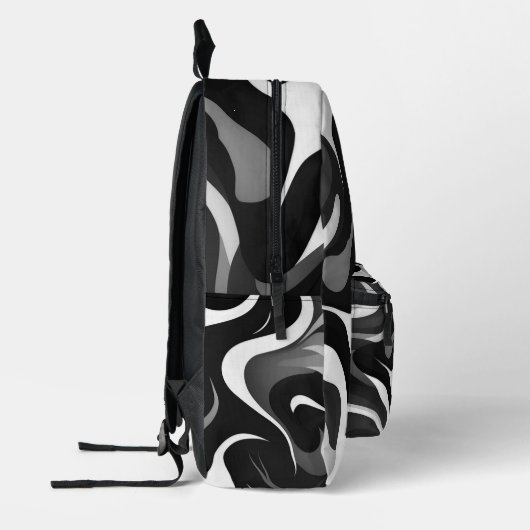 バックパック – 白黒 (左)