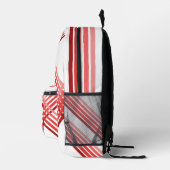 バックパック – 赤いストライプ十字 (右)