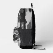 バックパック – 陸軍 – ブラック&ホワイト (右)