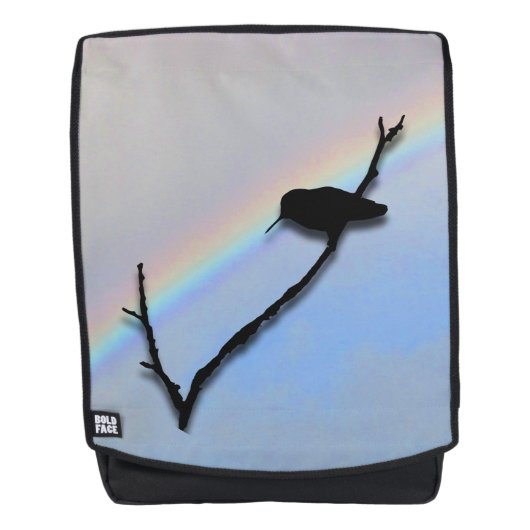 バックパック – Hummingbird and Rainbow (正面)
