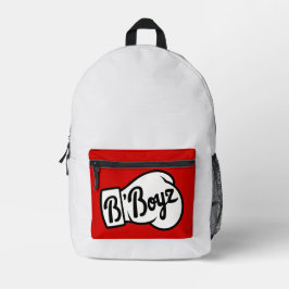 バックパックB'Boyzライフスタイル🥊 プリントバックパック