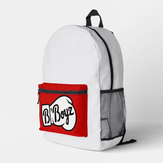 バックパックB'Boyzライフスタイル🥊 プリントバックパック (裏面右端)