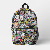 バックパックilya konyukhov プリントバックパック (正面)