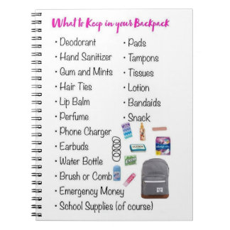 バックパ保ックに何を ノートブック