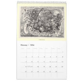 バックブレインカレンダーIII 2024 カレンダー (2月 2026)