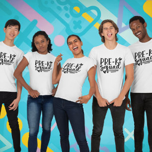 バックプリスクールに先生名を持つK前チーム Tシャツ