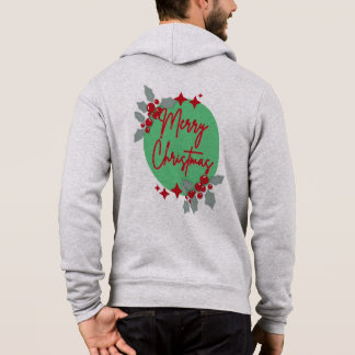 バックプリントのクリスマスTシャツ パーカ
