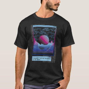 バックプリントテクノ音楽Vaporwave EDMパーティーレイバー Tシャツ