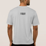バックプリントデザインモダンテンプレートスポーツメン Tシャツ<br><div class="desc">ここにテキストを追加モダンバックデザインプリントテンプレートMens Sport-Tek競合他社ActivewearシルバーグレーTシャツ。</div>