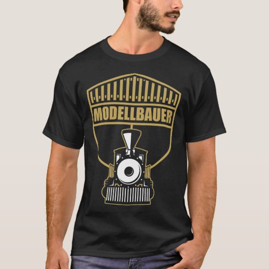 バックプリントモデルメーカー鉄道趣味農家 Tシャツ (正面)