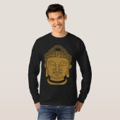 バックプリント仏頭カラーと禅 Tシャツ (正面フル)