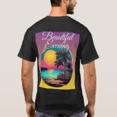 バックプリント Tsirt Tシャツ (裏面)