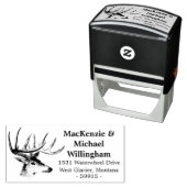 バックヘッドセルフインク差出人住所スタンプ セルフインキングスタンプ (インサイチュ)