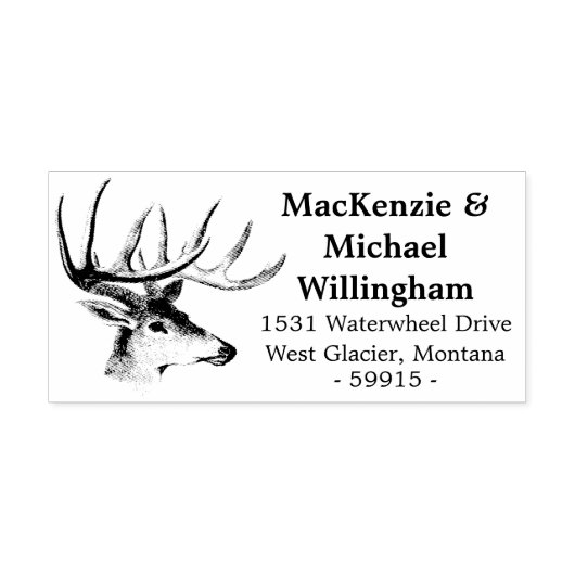 バックヘッドセルフインク差出人住所スタンプ セルフインキングスタンプ (デザイン)