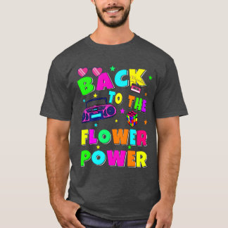 バックヘフラワーパワーファミリー Tシャツ