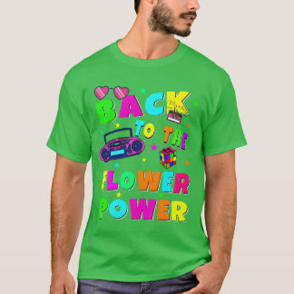 バックヘフラワーパワーレトロ Tシャツ