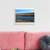 バックベイ、ニューポートビーチ、カリフォルニア キャンバスプリント (インサイチュ (リビング))