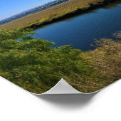 バックベイ、ニューポートビーチ、カリフォルニア ポスター (角)