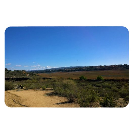 バックベイ、ニューポートビーチ、カリフォルニア マグネット (横)