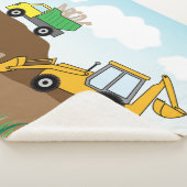 バックホウおよびパーソナライズなダンプトラック シェルパブランケット (3/4)