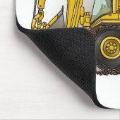 バックホウのマウスパッド マウスパッド (コーナー)