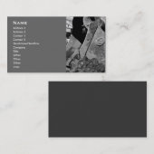 バックホウの名刺 名刺 (正面/裏面)