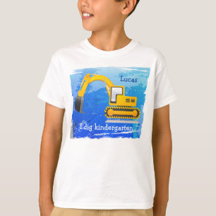 バックホウの子供のTシャツ Tシャツ