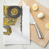 バックホウオペレータ キッチンタオル (四つ折り)