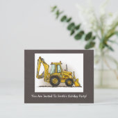 バックホウオペレータ 招待状 (スタンド正面)