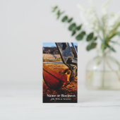 バックホウスクープ 名刺 (スタンド正面)