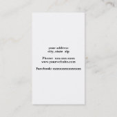 バックホウスクープ 名刺 (裏面)