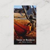 バックホウスクープ 名刺 (正面)