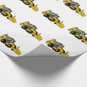 バックホウ ラッピングペーパー (角)