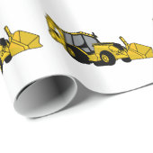 バックホウ ラッピングペーパー (ロールコーナー)