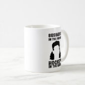 バックホッケーのヘアービジネス コーヒーマグカップ (正面右)