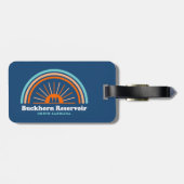 バックホルンリザーバノースカロライナ虹 ラゲッジタグ (裏面横)