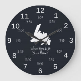 バックホームタイム – PSTエディション ラージ壁時計