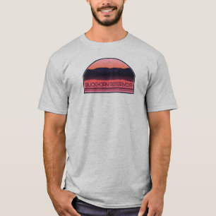 バックホーン貯水池ノースカロライナ赤い日の出 Tシャツ